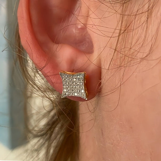 Earrings Mothers Day Gift Rhinestone Square