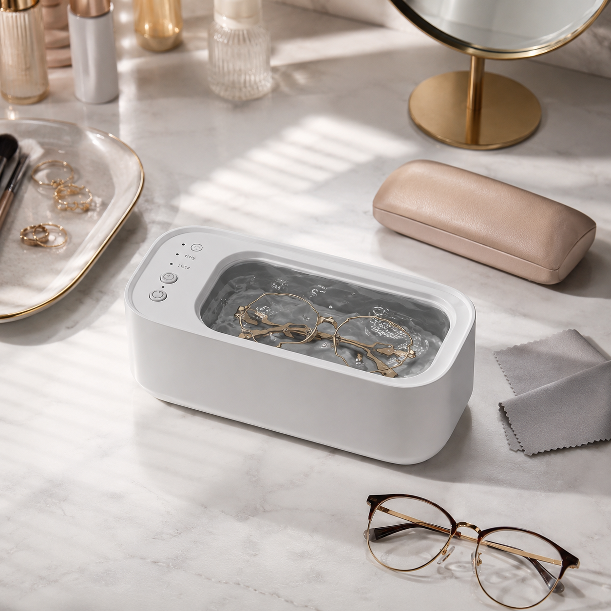 Effective Ultrasonic Cleaner Compact Jewelry Watch Bath