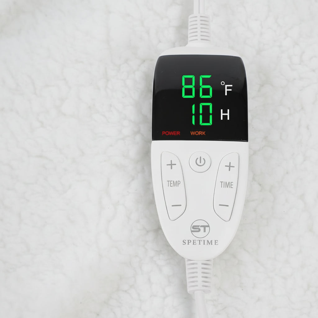 Electric Heated Blanket Wearable Sherpa