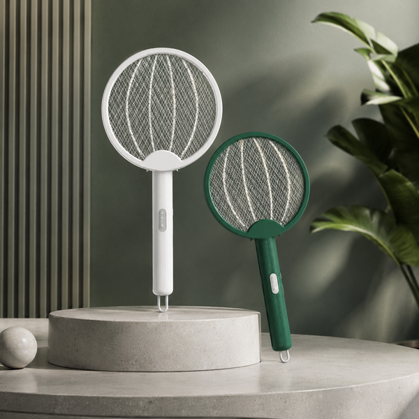 Electric Mosquito Racket Foldable Zapper Handle Mesh