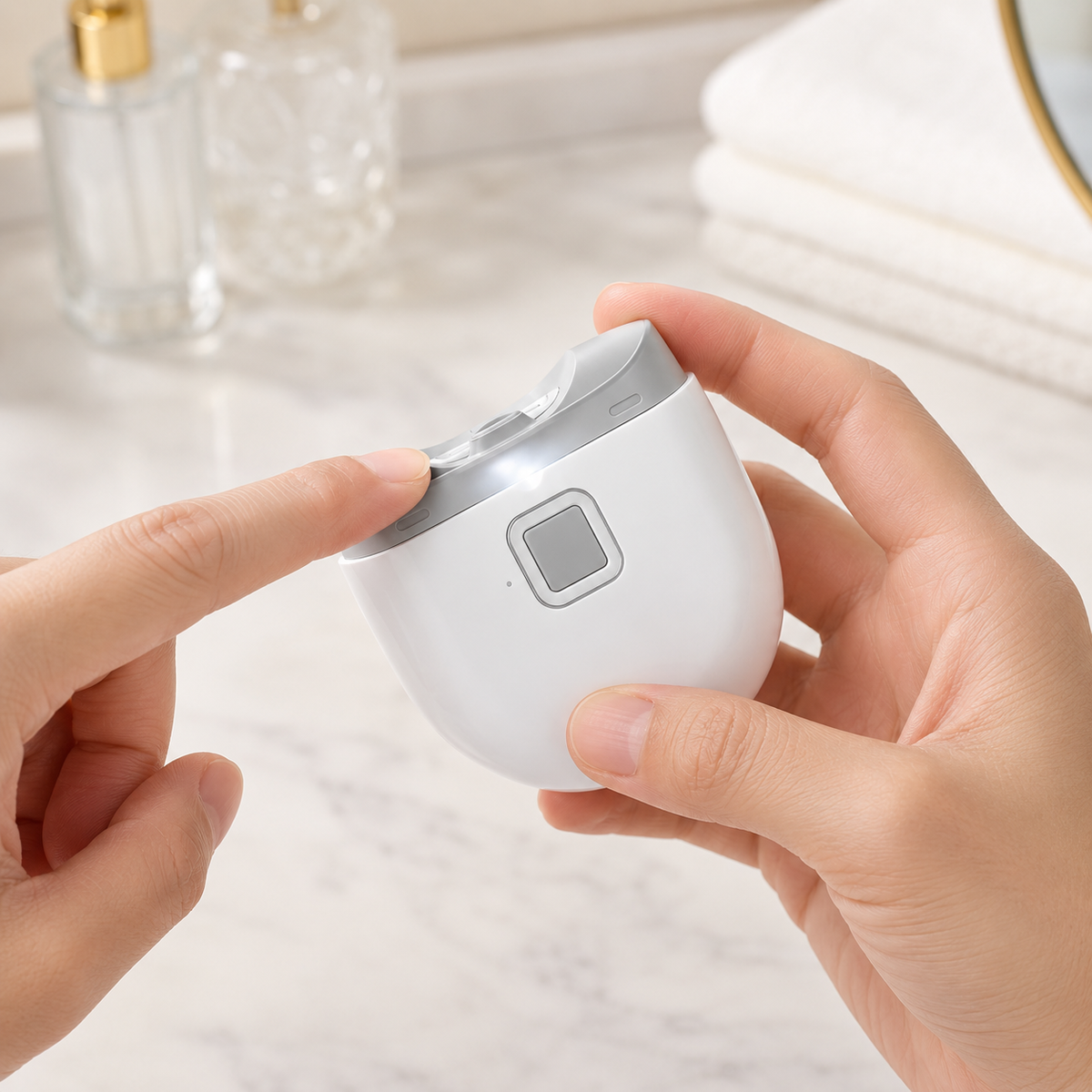 Electric Nail Clipper Automatic Light USB Rechargeable