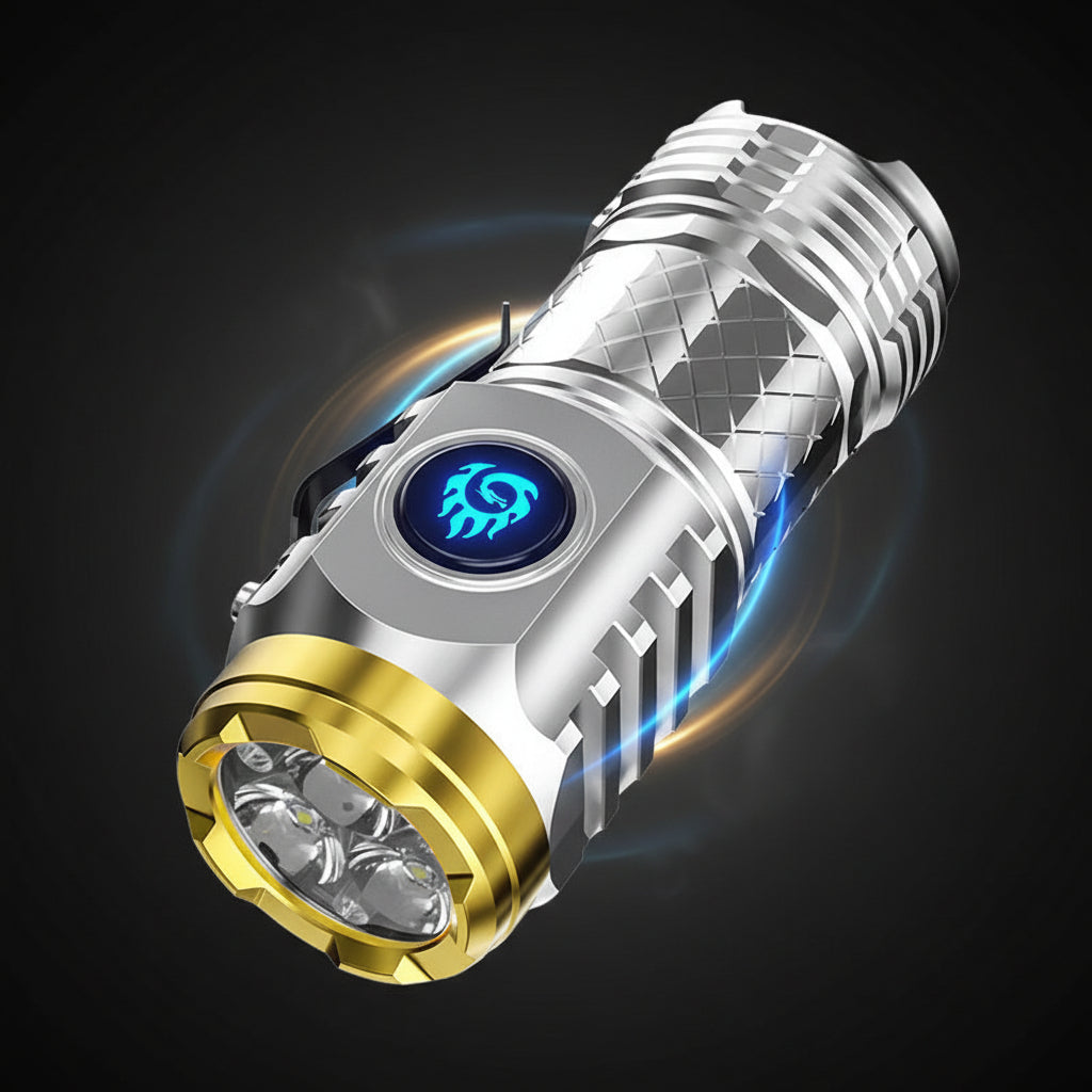 Mini Flashlight LED Compact Rechargeable
