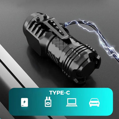 Mini Flashlight LED Compact Rechargeable
