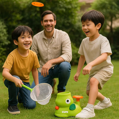 Kids Toy Frisbee Launcher Net Game Active