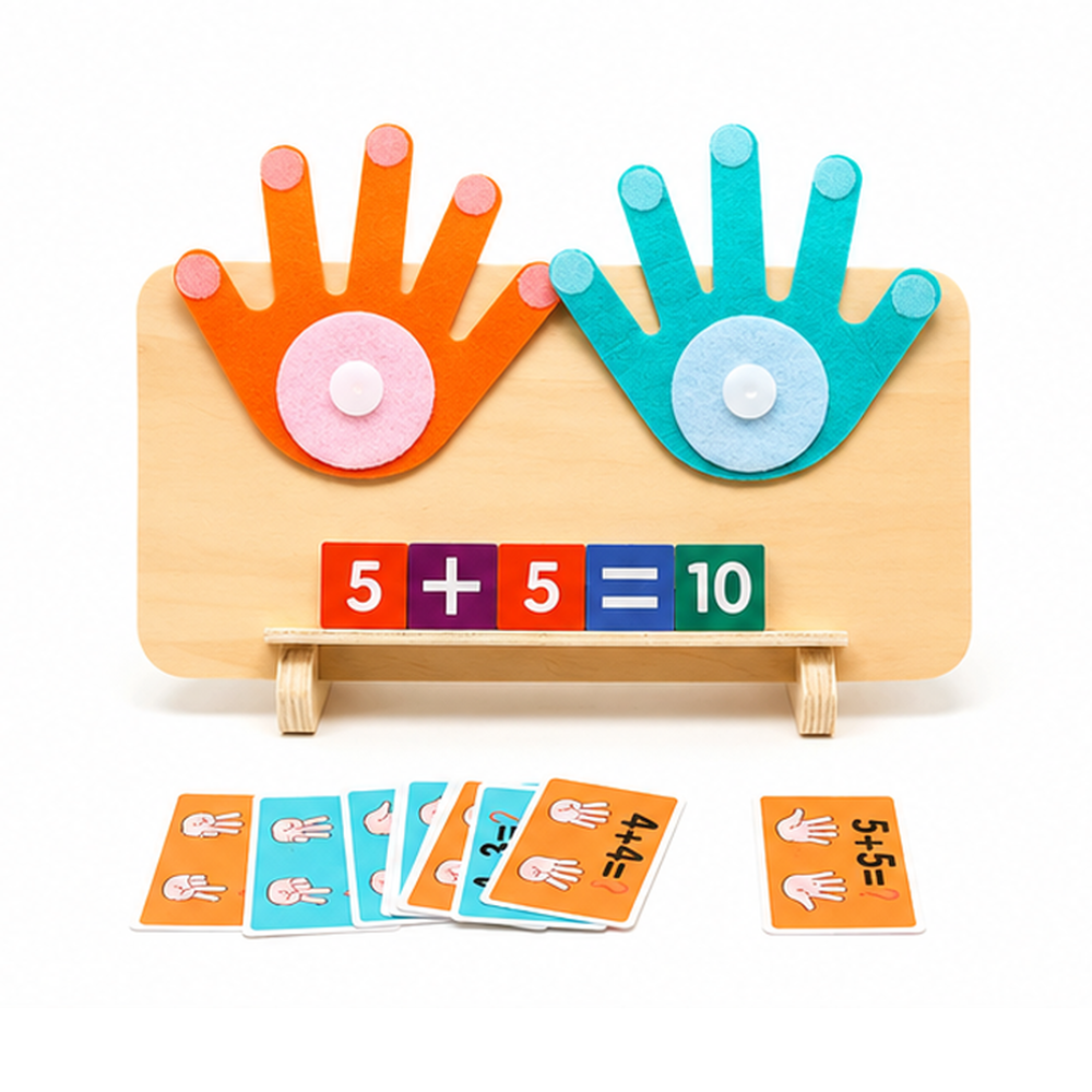 Finger Counting Game Wooden Toy Educational