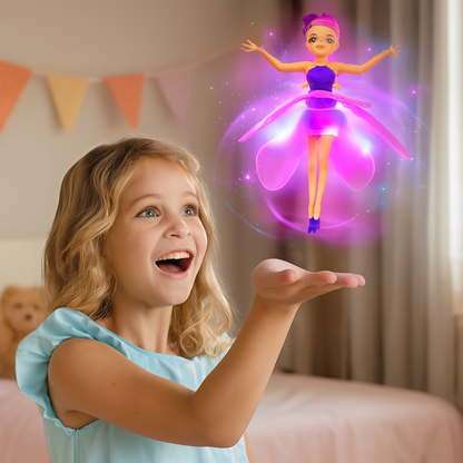 Flying Fairy Princess Toy LED Lights Hand