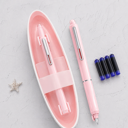 Fountain Pen Retractable Stainless Steel