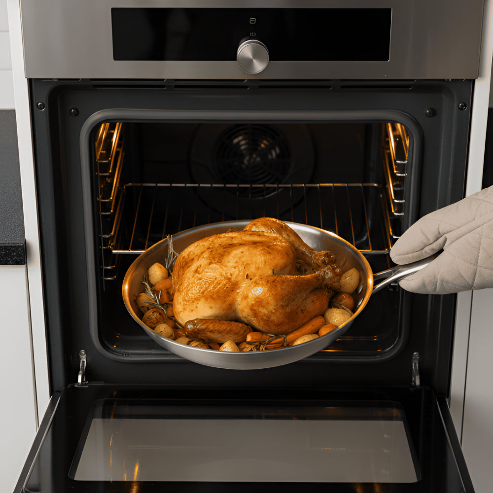 Frying Pan Titanium Cooking Skillet High