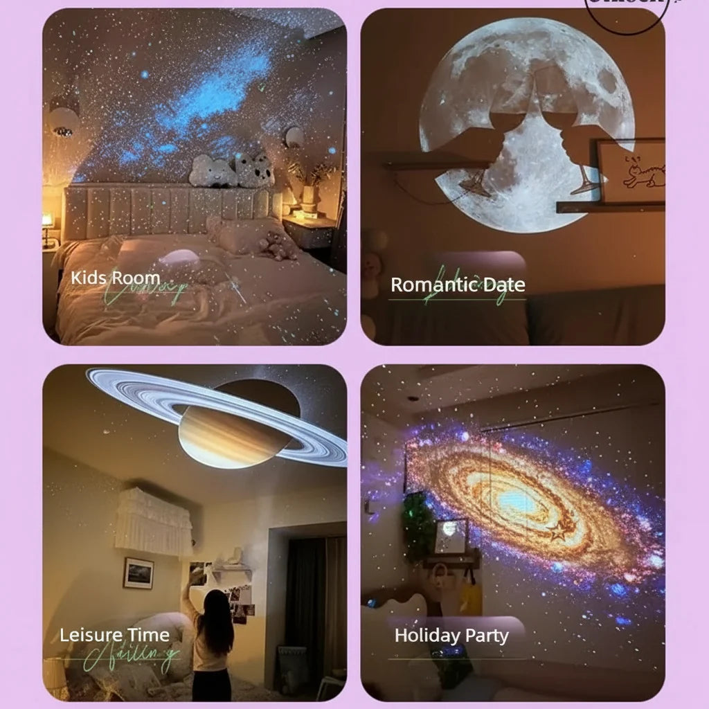 Star Projector Bluetooth Galaxy Night Light
