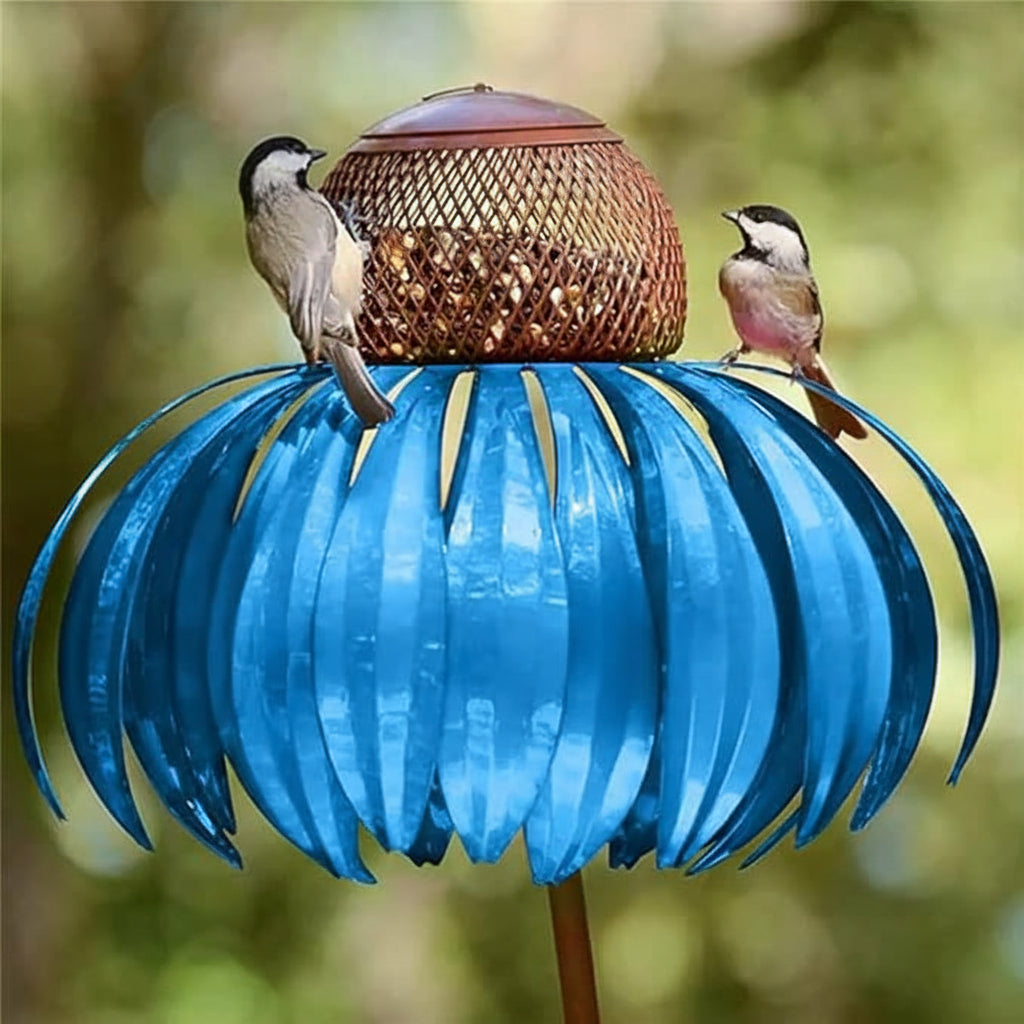 Bird Feeder Metal Garden Sunflower Hanging