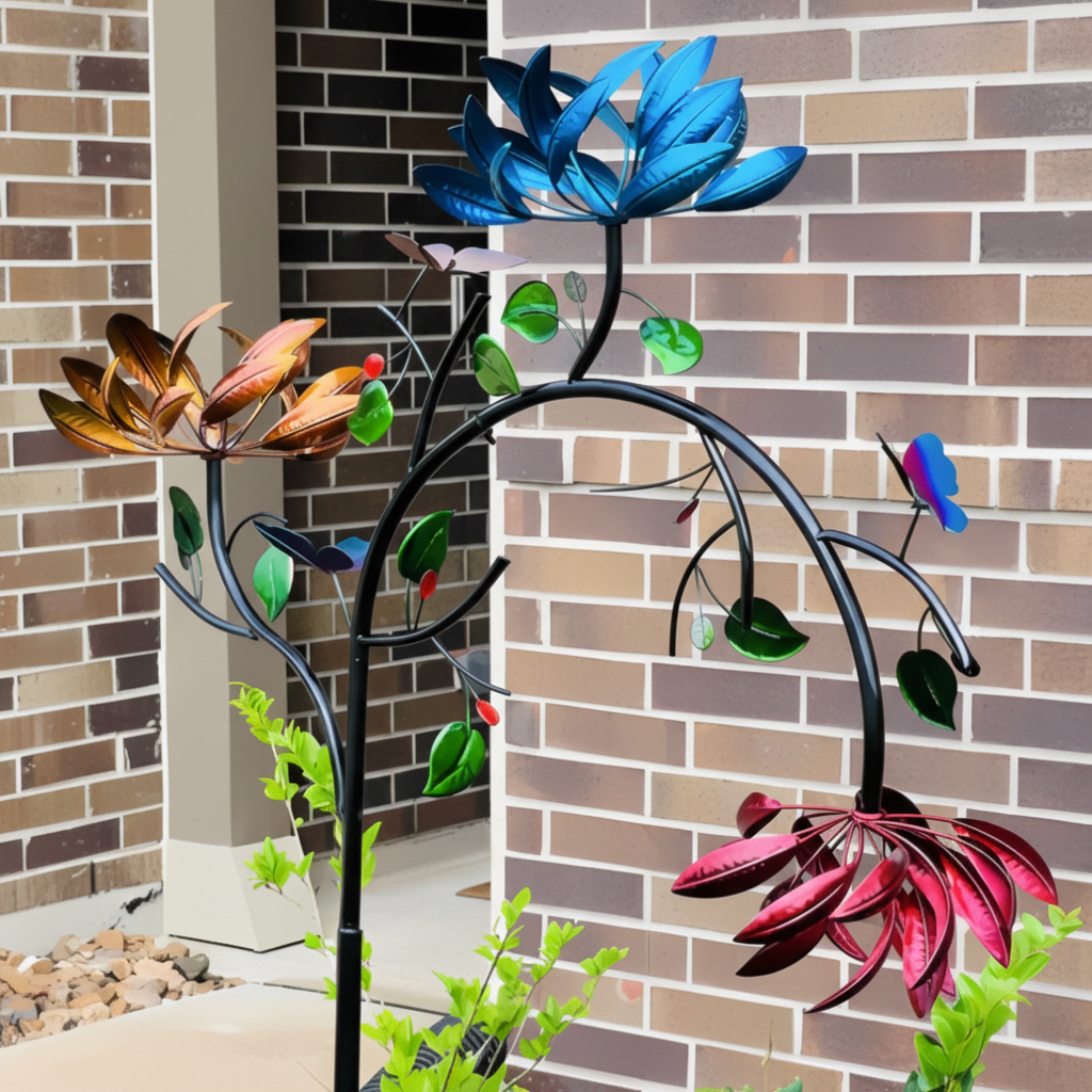 Wind Chime Outdoor Colorful Garden Spinner
