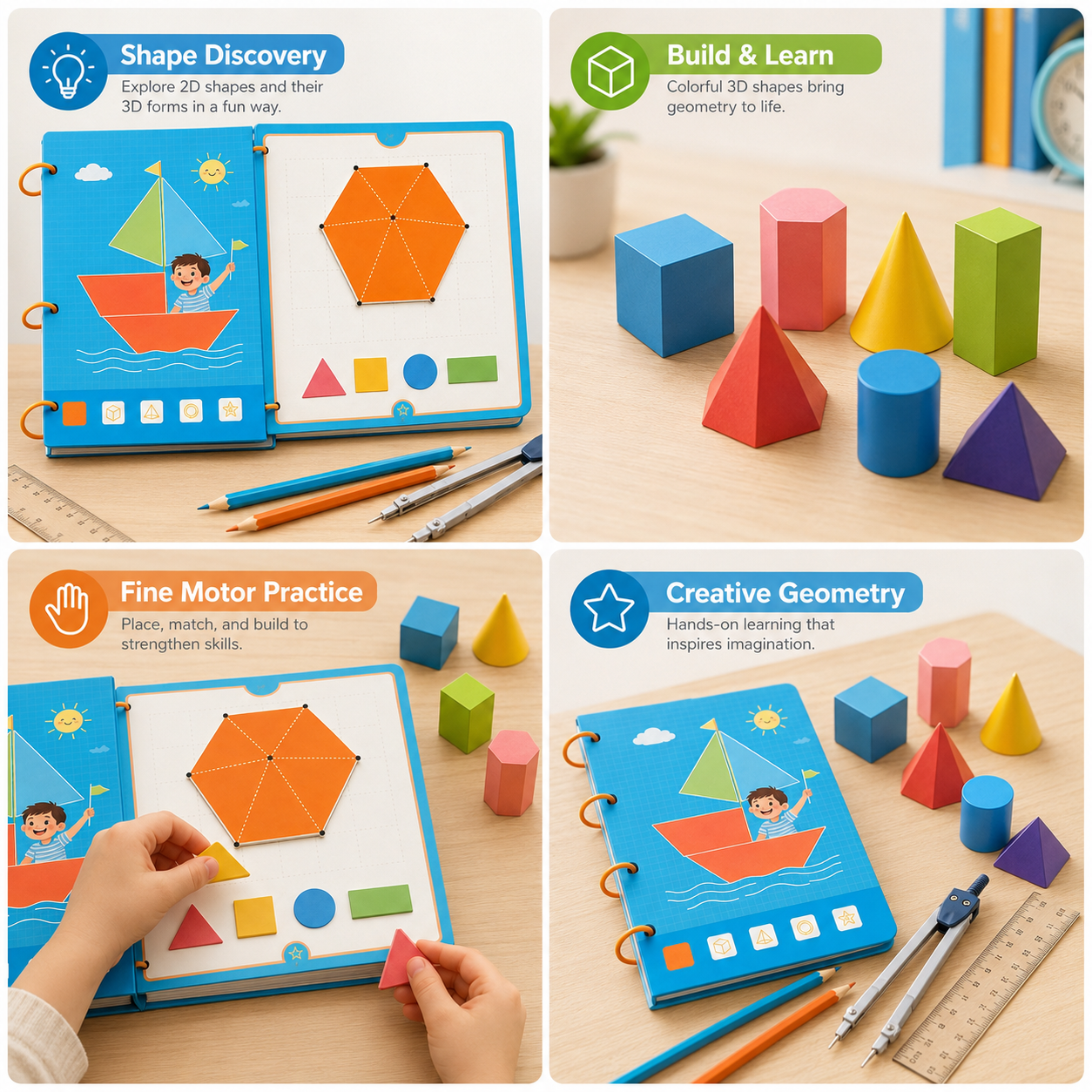 Geometry Learning Educational Book