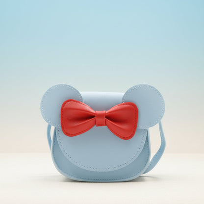 Girls Purse Cute Mouse Crossbody Bag Bow