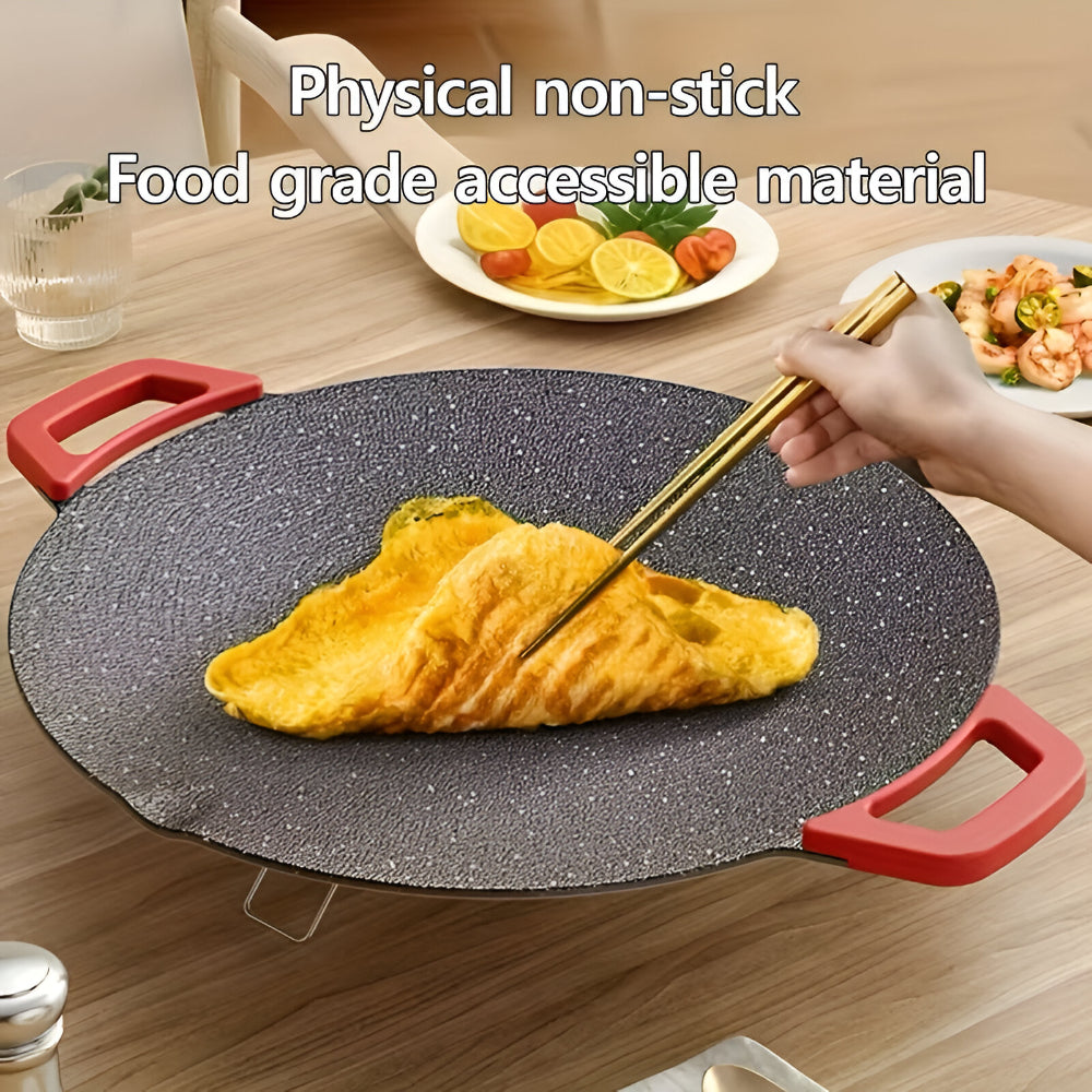 Grill Pan Cast Iron Smokeless Indoor Cooking