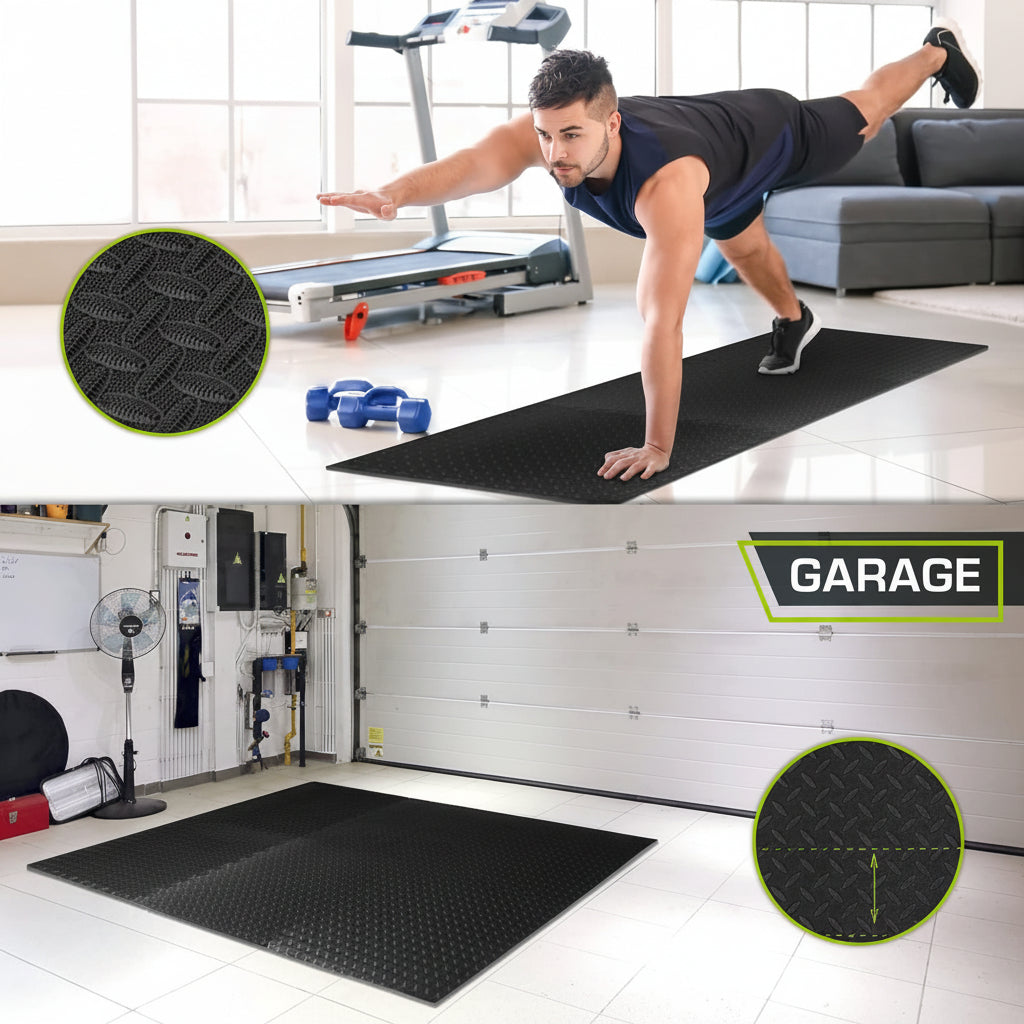 Gym Floor Mats Interlocking EVA Foam