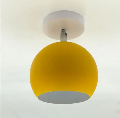 Nordic Macaron Ceiling Light Modern Round