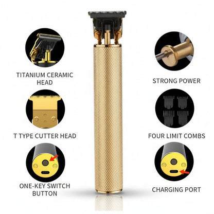 Hair Trimmer Professional T Blade Cordless