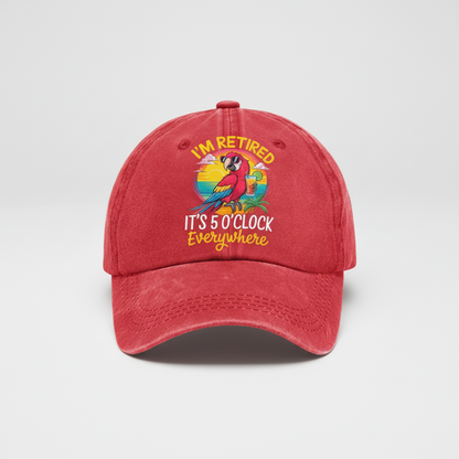 Baseball Cap Adjustable Washed Casual