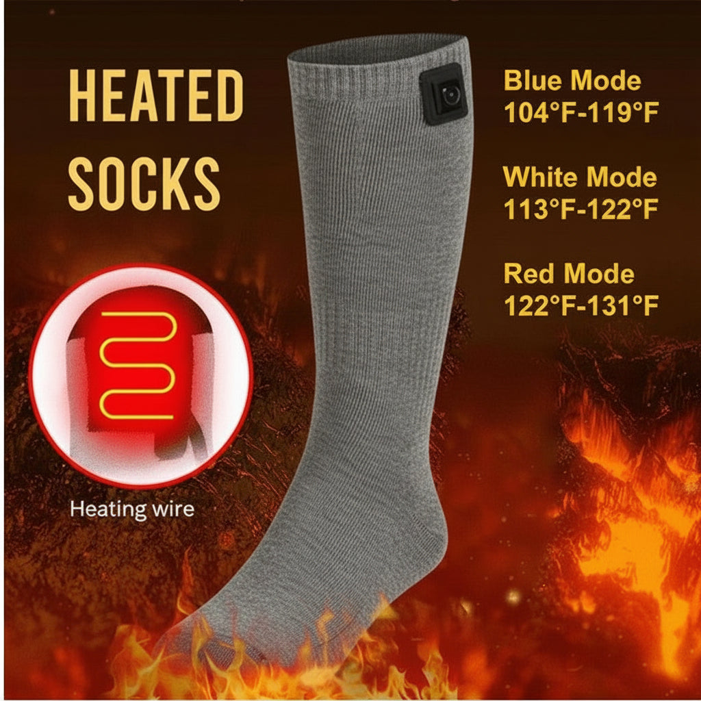 Heated Socks Electric Thermal Foot Warmer