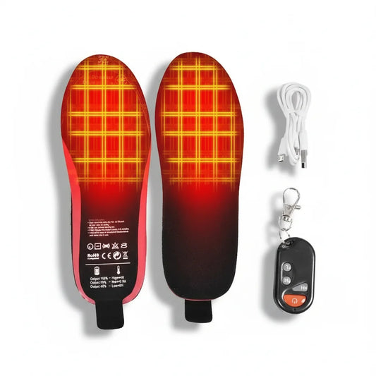 Heated Insoles Rechargeable Wireless Remote