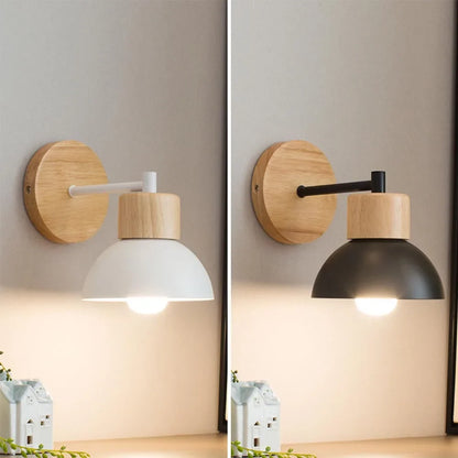 Wood & Metal Wall Lamp Modern Nordic