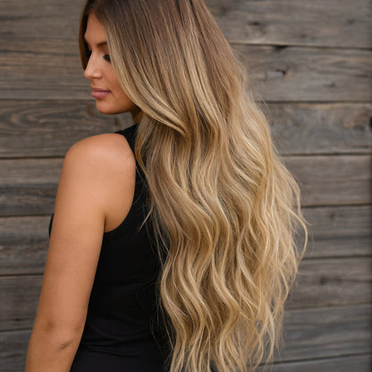 Hair Extensions Natural Wavy Human Hair Clip