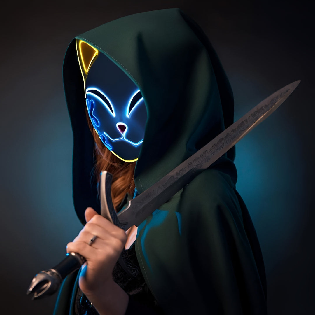 Halloween Costume Anime Warrior Kimono