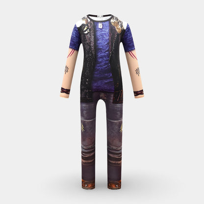 Halloween Costume Kids Zombie Jumpsuit Party