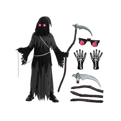 Halloween Costumes Grim Reaper Hooded Robe