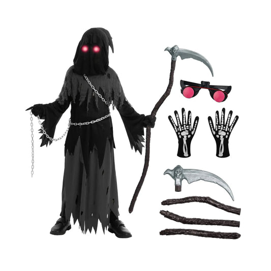 Halloween Costumes Grim Reaper Hooded Robe