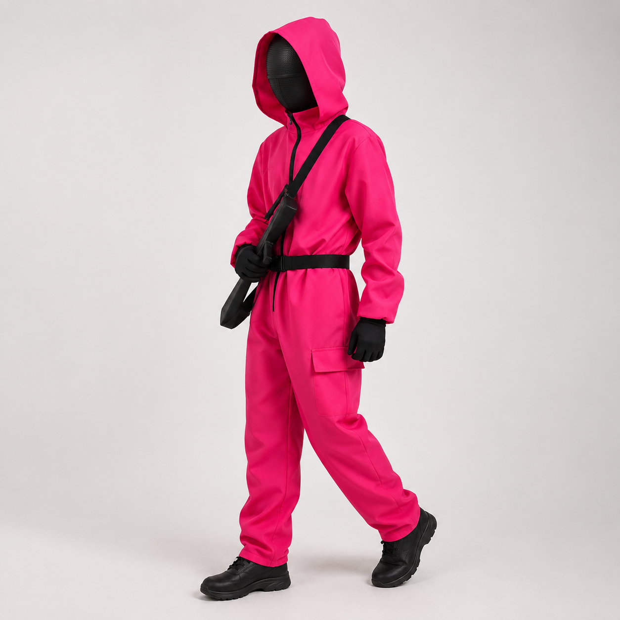 Halloween Costumes Hooded Jumpsuit Mask