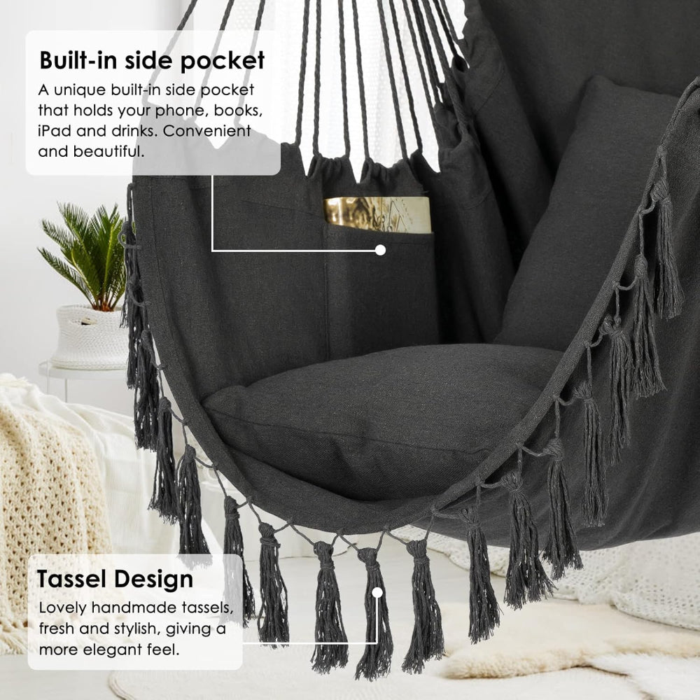 Hammock Chair Hanging Swing Seat Indoor