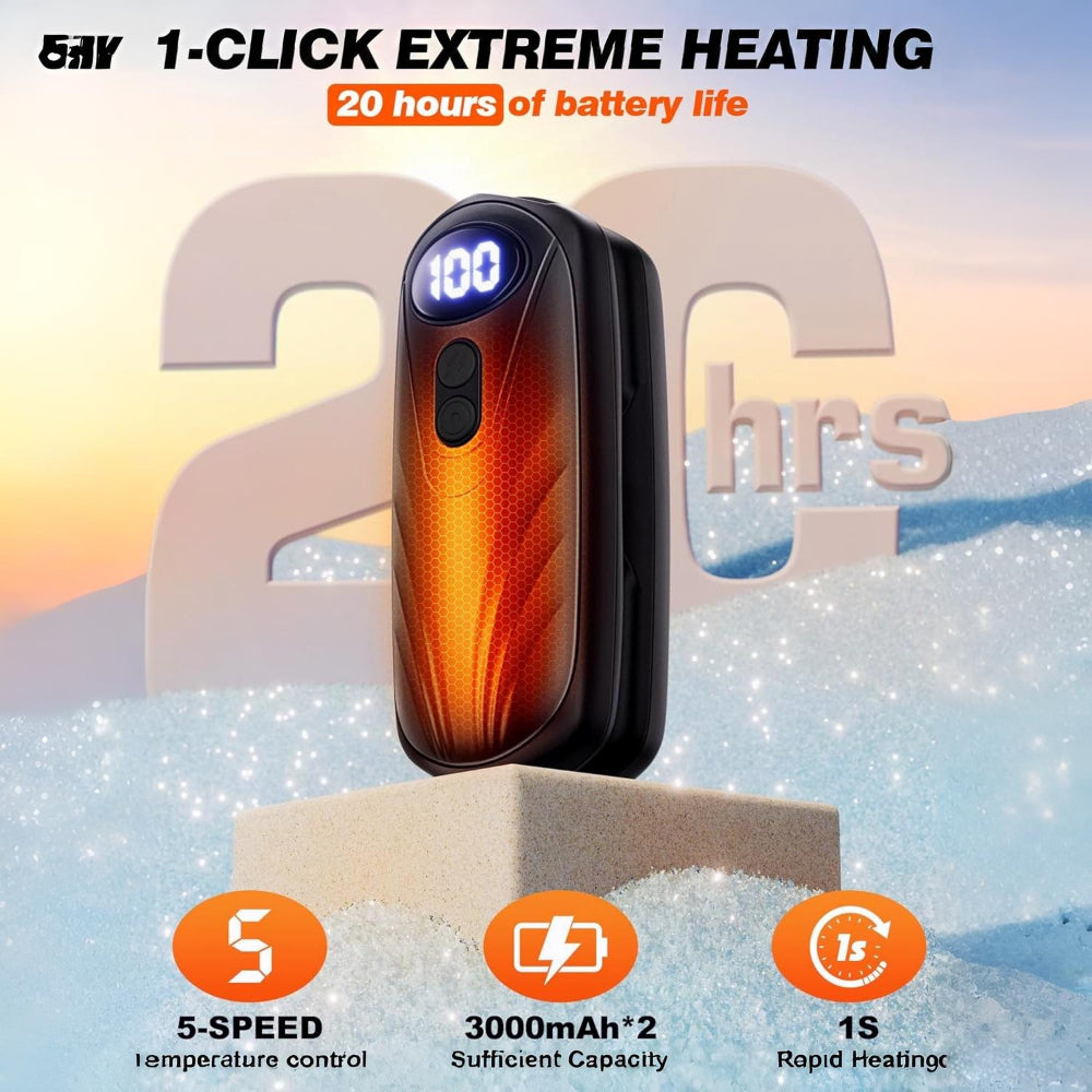 Hand Warmers Rechargeable LED Pocket Heater