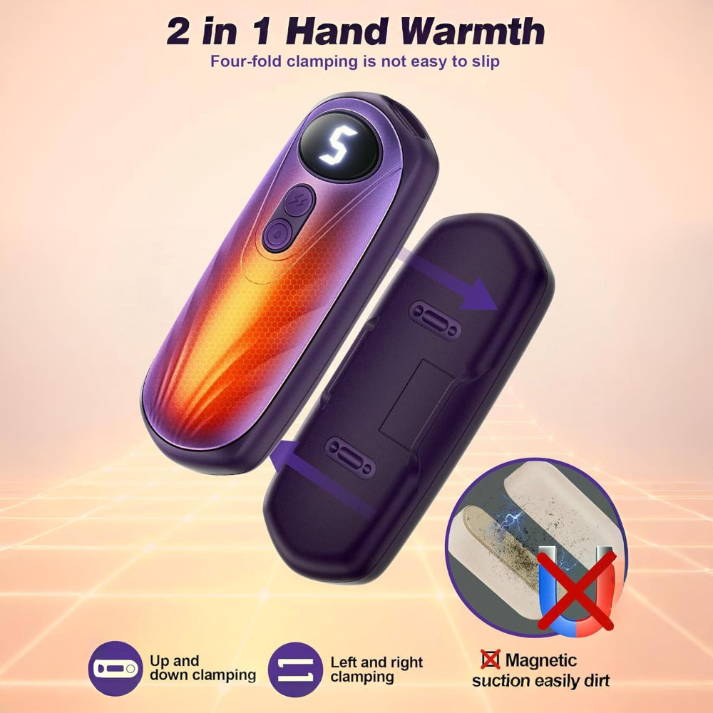 Hand Warmers Rechargeable LED Pocket Heater