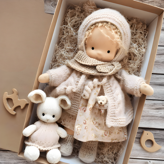 Doll Handmade Fabric Toy Imaginative Play