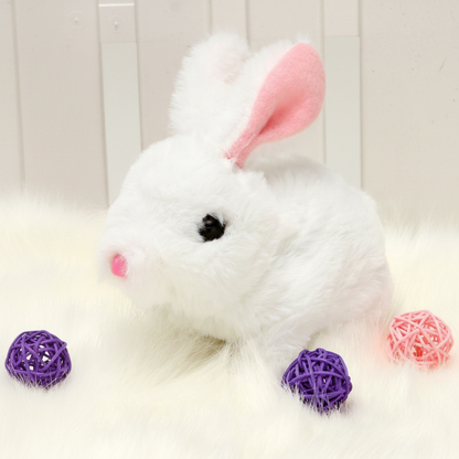 Realistic Plush Bunny Toy Interactive