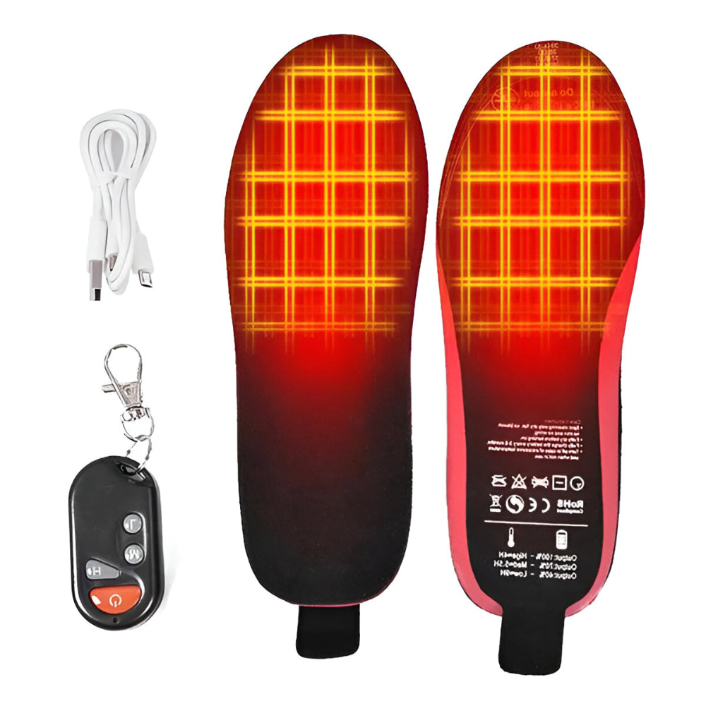 Heated Winter Shoe Insoles Wireless Electric