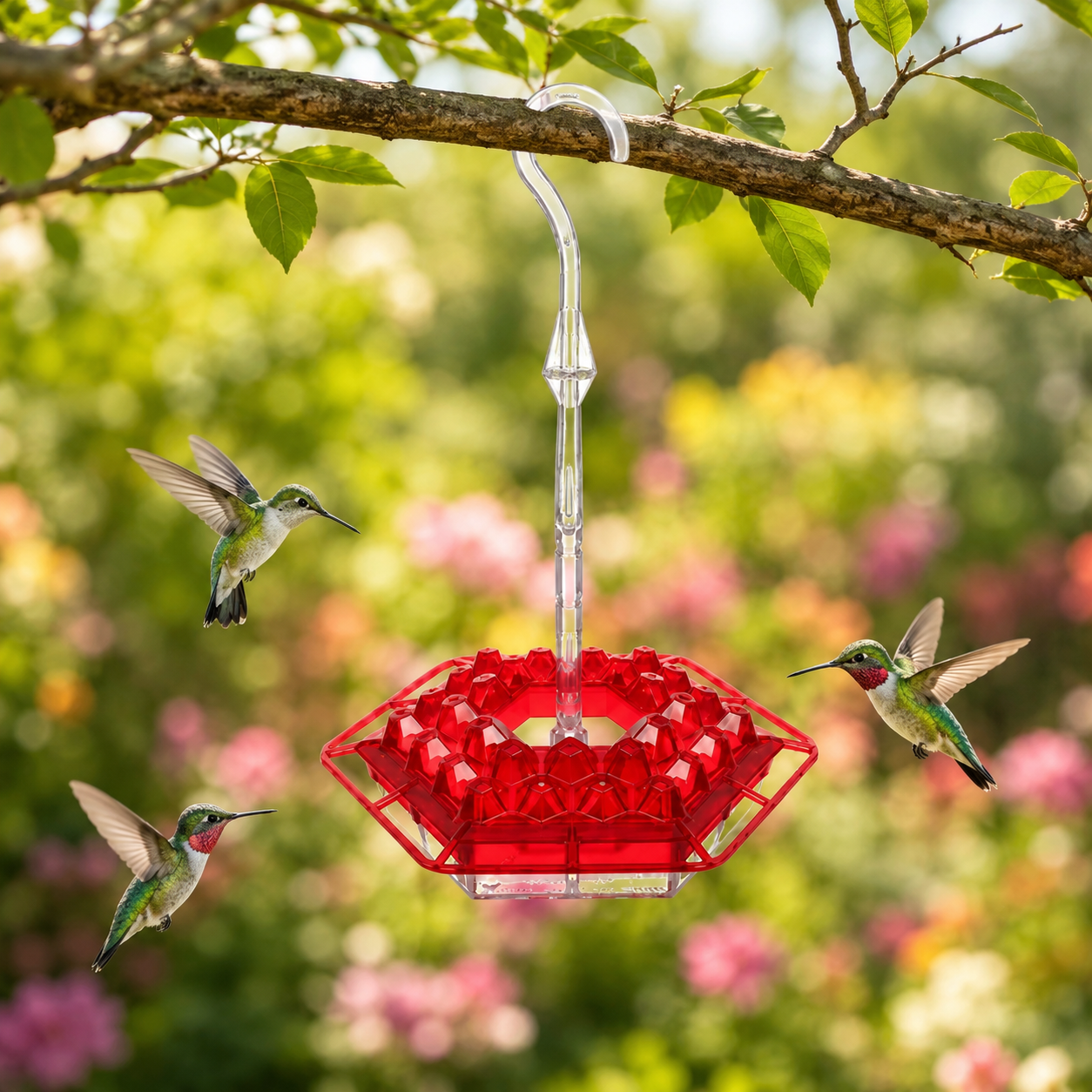 Hummingbird Feeder Bee Guard Outdoor Garden