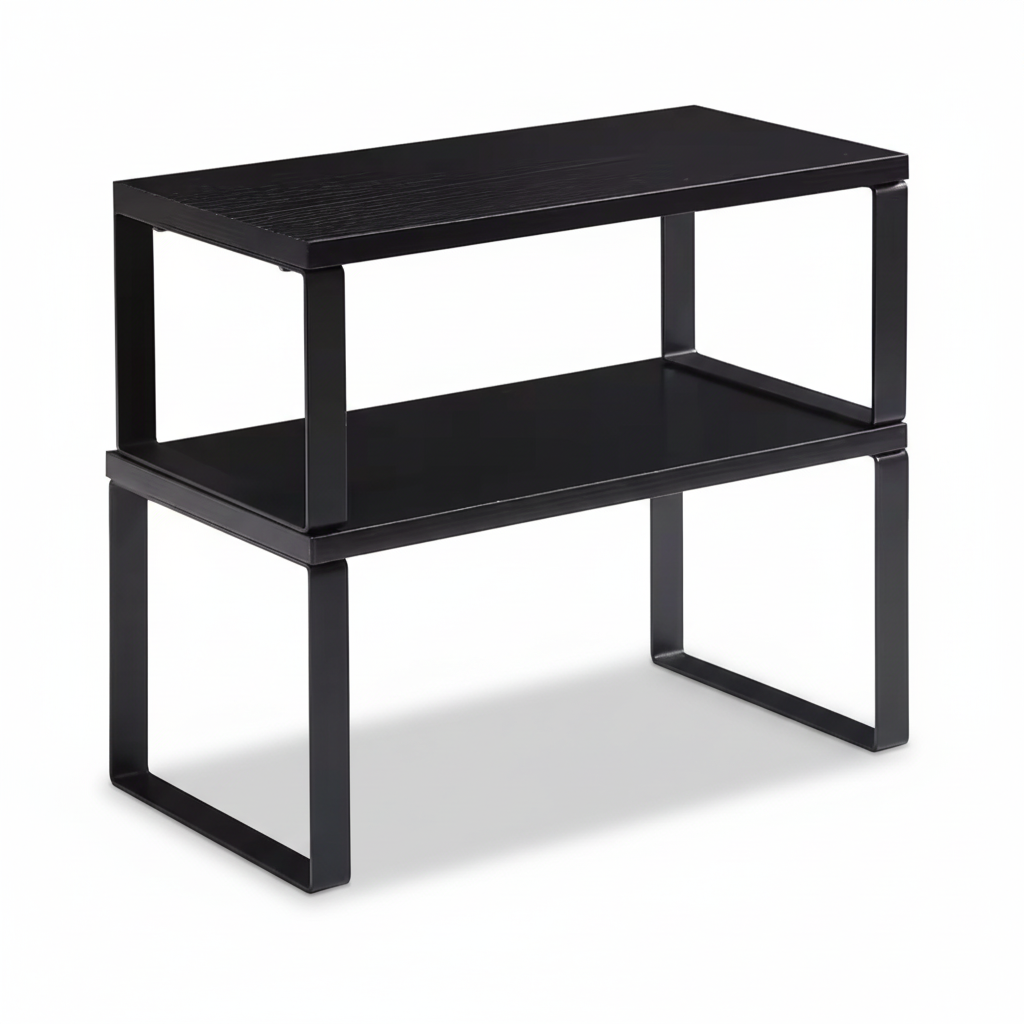 Shelf Organizer Stackable Metal Kitchen