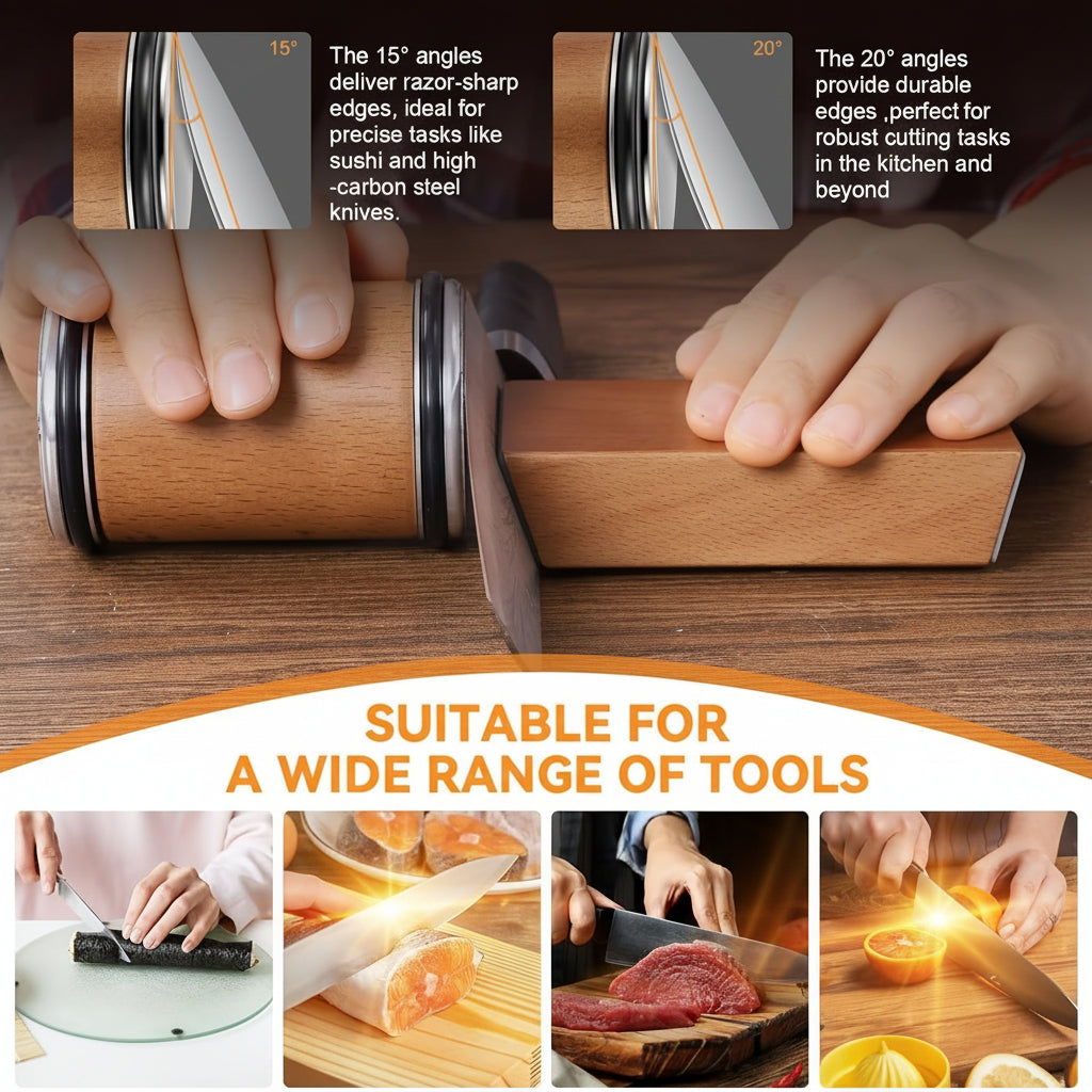 Knife Sharpener Magnetic Angle Diamond Stone