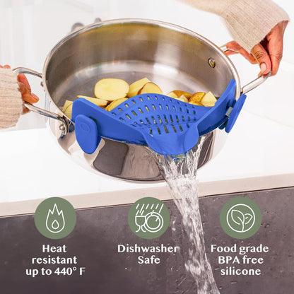 Kitchen Strainer Clip Style Pot Pasta