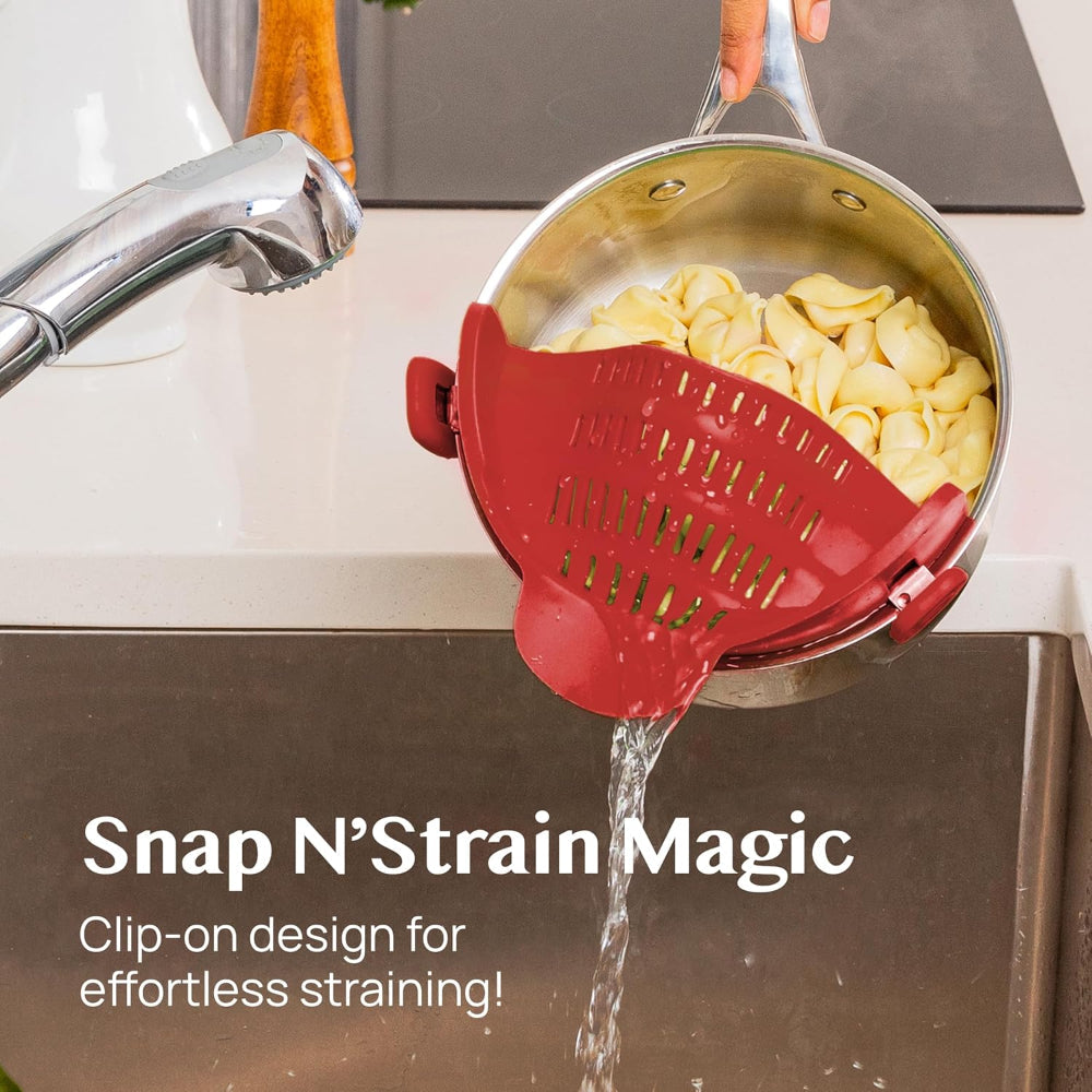 Kitchen Strainer Clip Style Pot Pasta