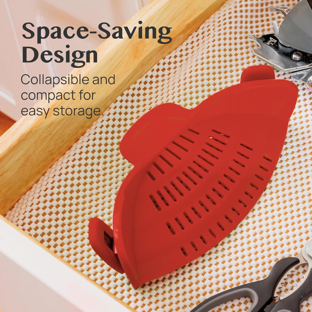Kitchen Strainer Clip Style Pot Pasta