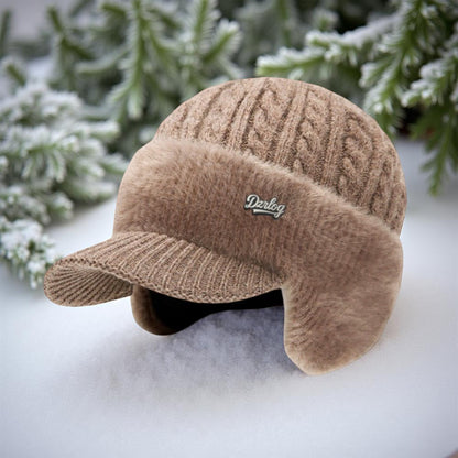 Knit Trapper Hat Ear Flap Winter Cold