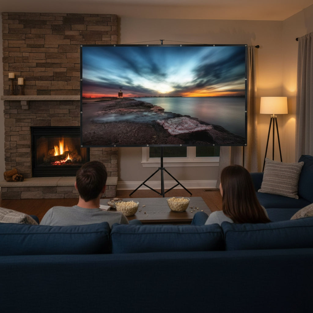 Large Projector Screen Portable Foldable 100