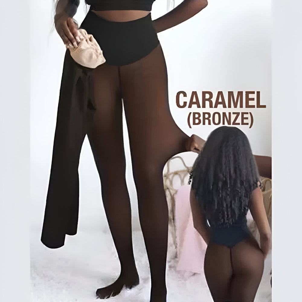 Leggings Thermal Tights Sheer Look Winter