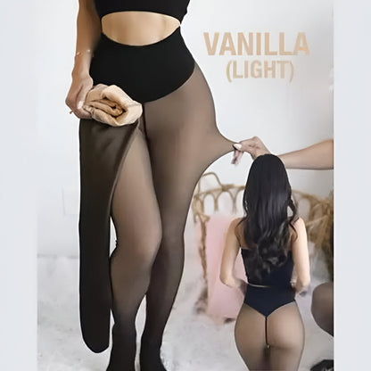 Leggings Thermal Tights Sheer Look Winter