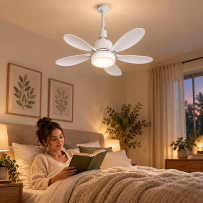 Light Socket Fan Ceiling Remote Control Energy Saving