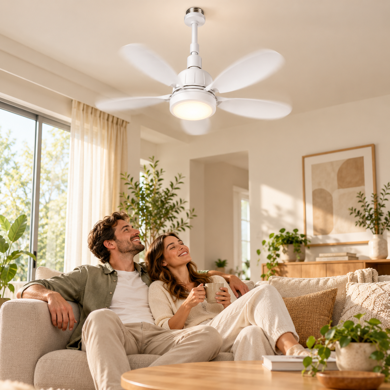 Light Socket Fan Ceiling Remote Control Energy Saving