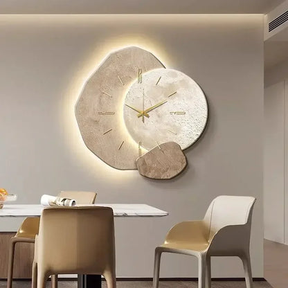 Lumoclock Large Modern Wall Clock Silent